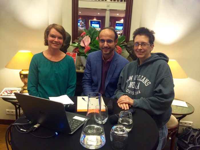 From left to right: Dr. Rachel Spronk, Dr. Farid Boussaid and Dr. Henny Bos